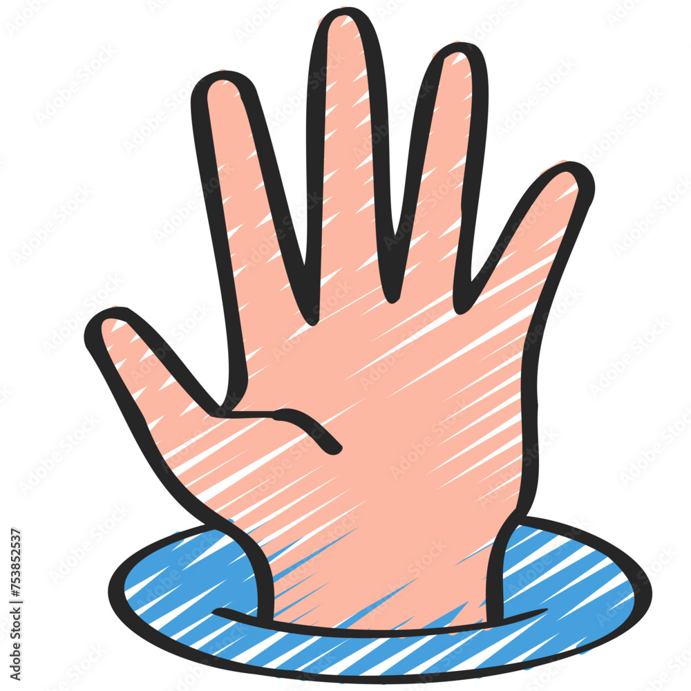 Obraz premium Helping Hand Icon