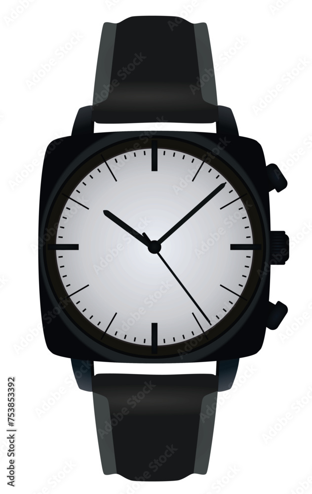 Hand man watch. vector illustration Hand man watch. vector illustration