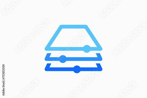 data stack Vector Logo Premium 