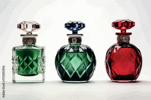 A set of magic potion bottles set - great for Halloween projects, games, websites, where you need some special bottles: magic potion, poison, love potion,
