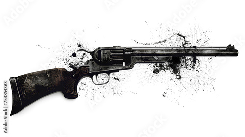 Shotgun isolated on a transparent background