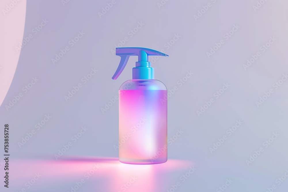 Modern hand sanitizer dispenser on grey background Modern hand sanitizer dispenser on grey background