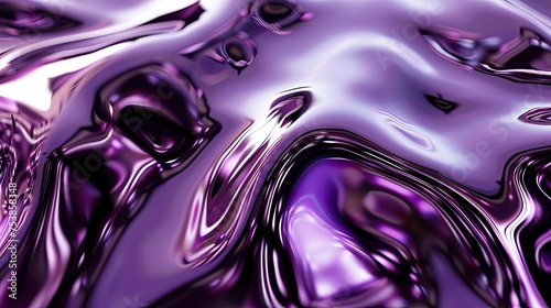 Texture Purple Scene, Purple Light Background, Liquid Fluide Refraction, Purple Sky, Chromatic Aberation Reflection