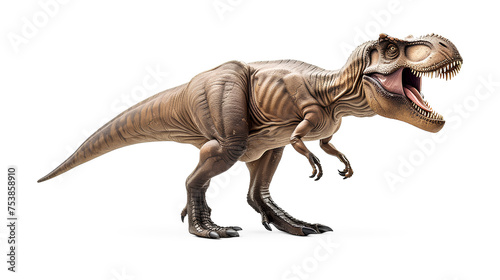  Tyrannosaurus T-rex dinosaur isolated on a transparent background © MONWARA