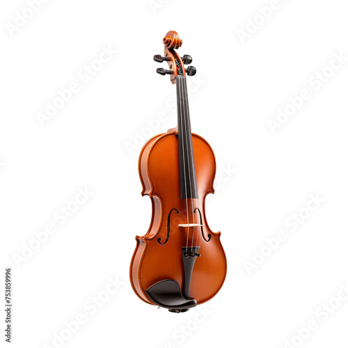 Violin isolated on transparent background