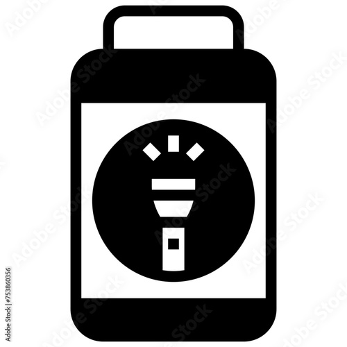 FLASHLIGHT,battery,led,rechargeable,light.svg
