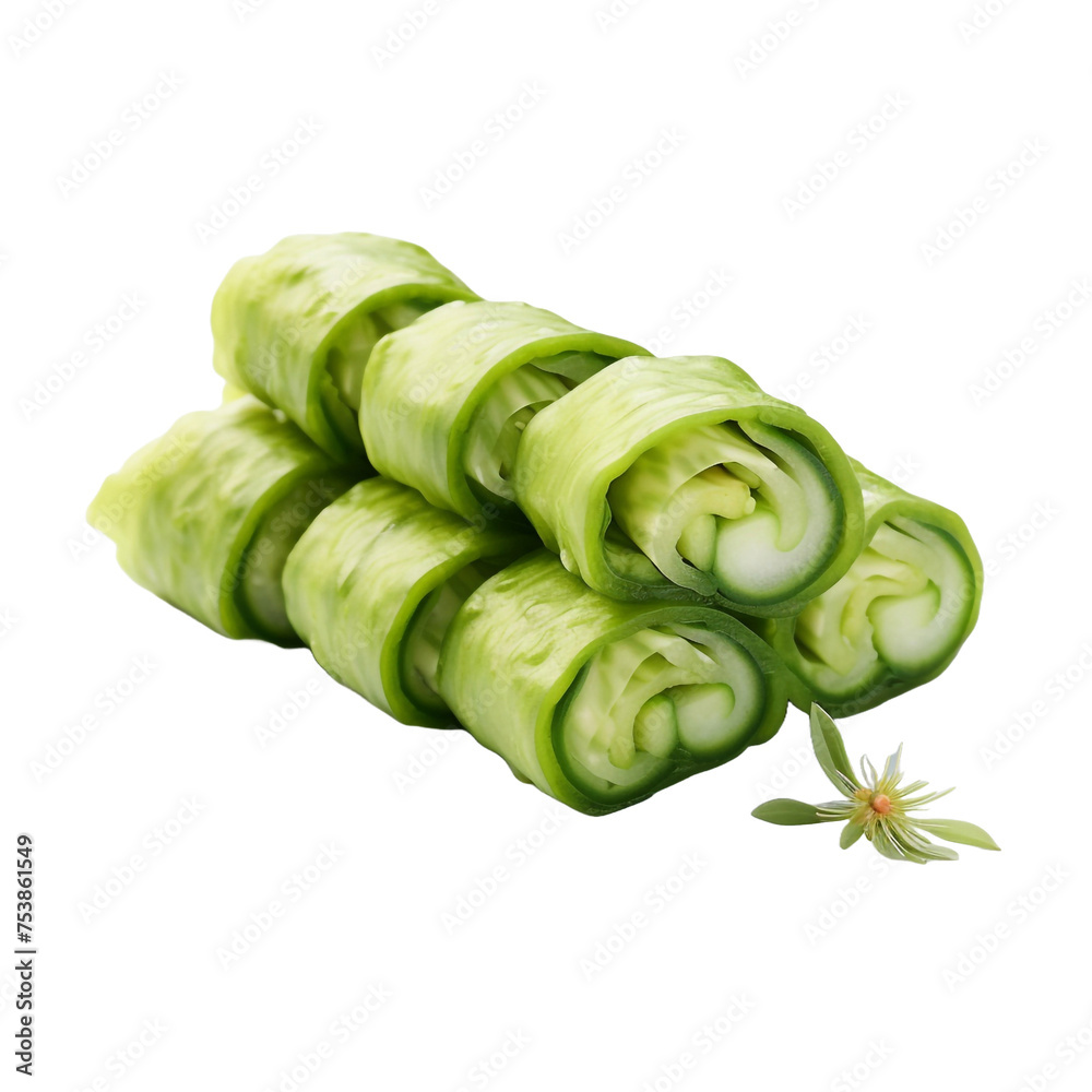 Fototapeta premium Wasabi isolated on transparent background