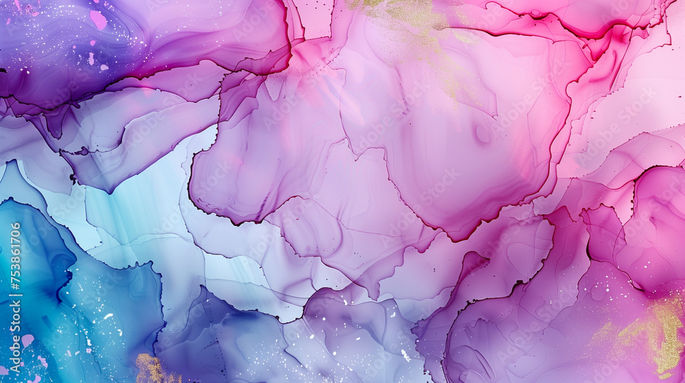 Purple marble art background. Light vector texture. Gold gradient watercolor, vector seamless template Purple marble art background. Light vector texture. Gold gradient watercolor, vector seamless template