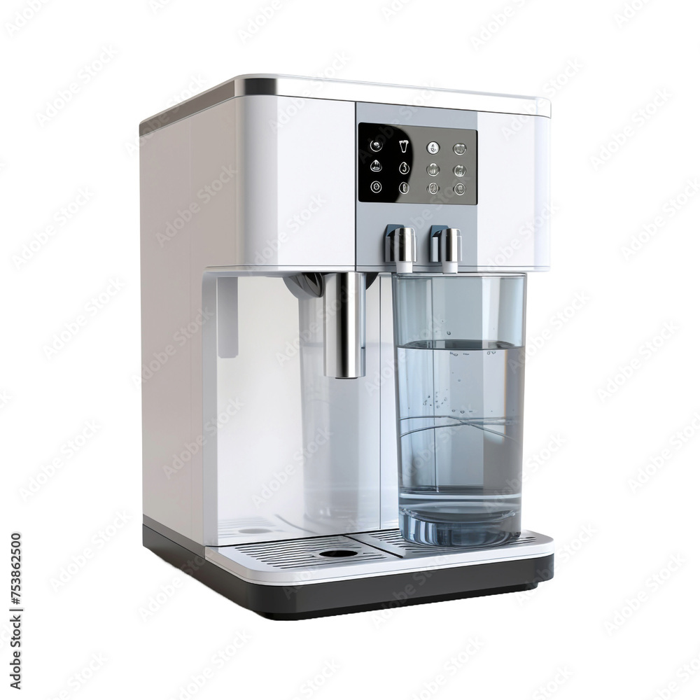 Water purifier isolated on transparent background Water purifier isolated on transparent background