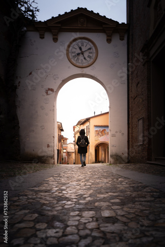 archway in downtown