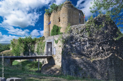 Entrante to Franchimont Castle in Summer