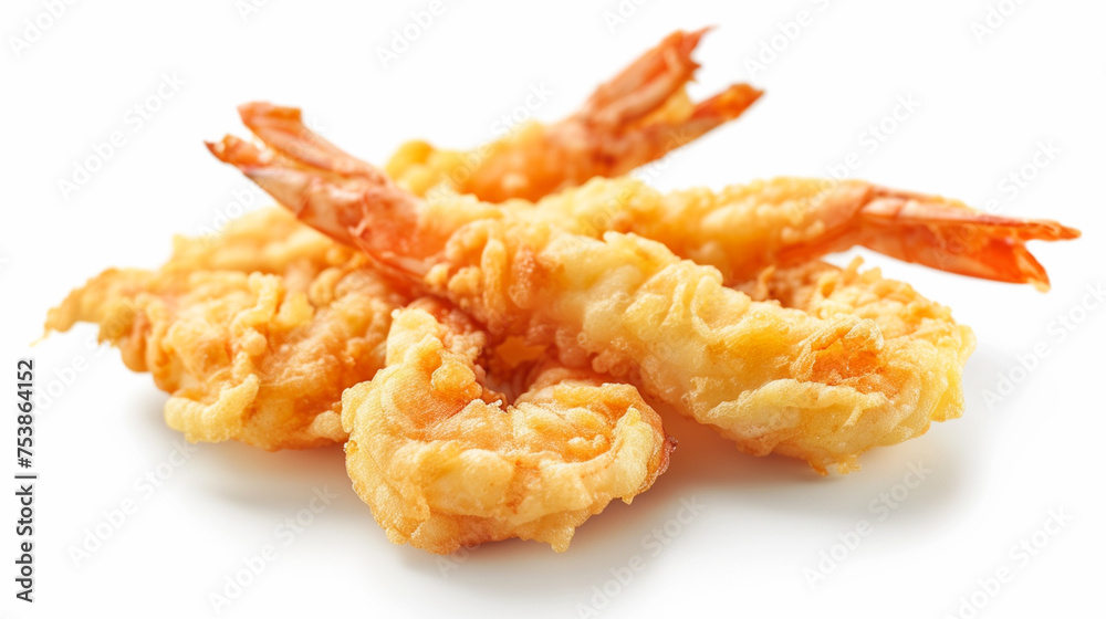 a Japanese Cuisine, Tempura, with isolated on white background a Japanese Cuisine, Tempura, with isolated on white background