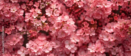 close up of Japanese cherry blossom or Pink Sakura flower, nature spring season concepts 