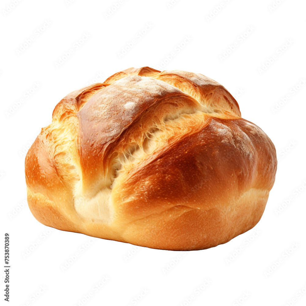 Yeast bread isolated on transparent background Yeast bread isolated on transparent background