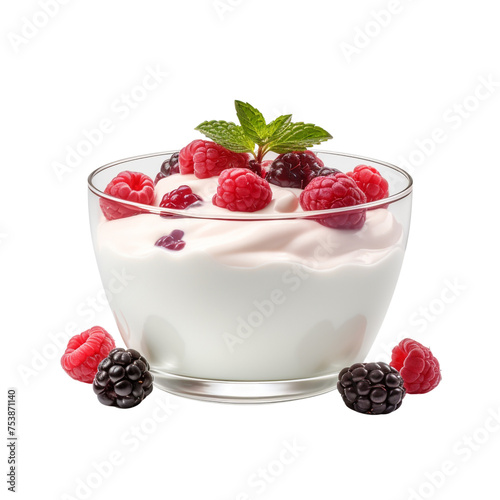 Wallpaper Mural Yogurt isolated on transparent background Torontodigital.ca