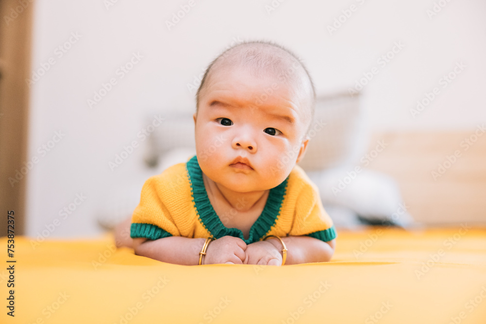 Portrait of Asian baby