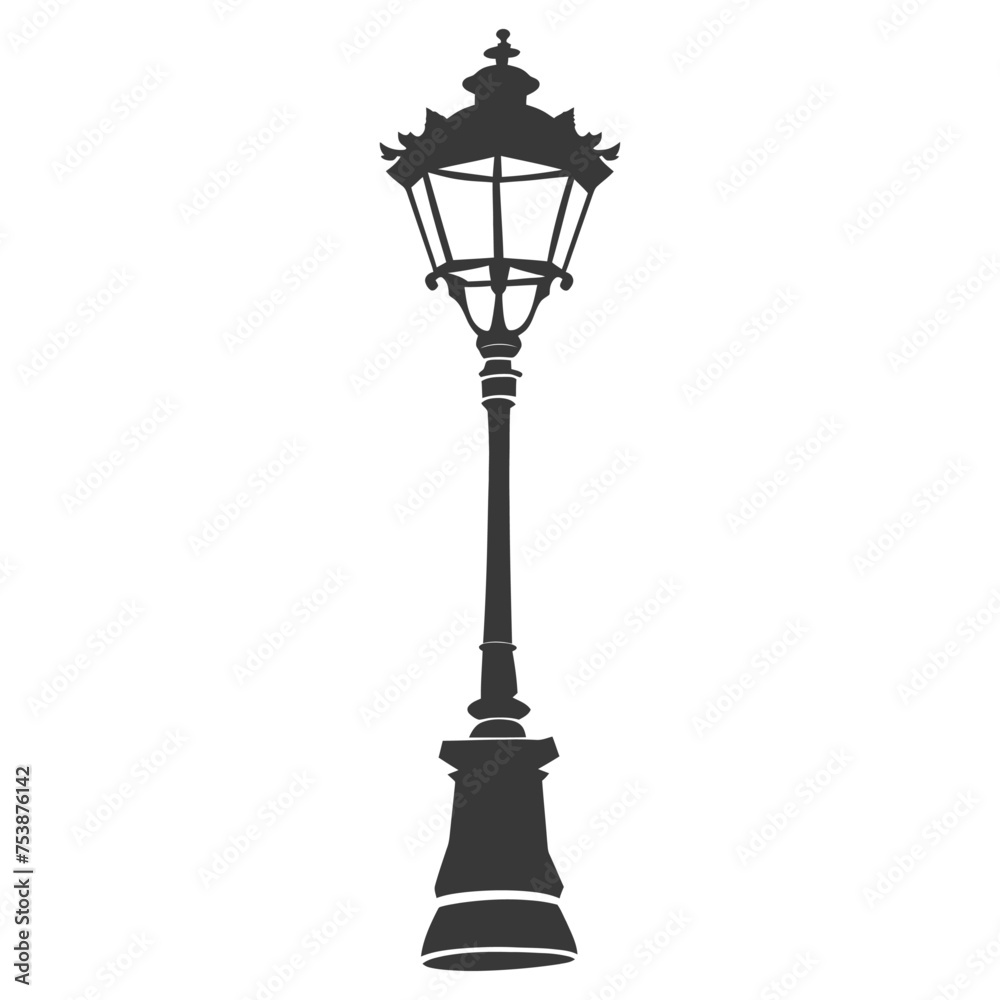 Silhouette Park lamp black color only