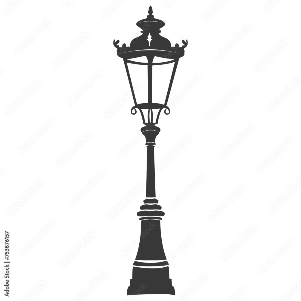 Silhouette Park lamp black color only