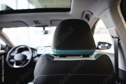 front passenger seat in a car photo