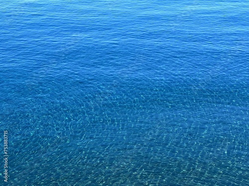 blue sea water calm surface