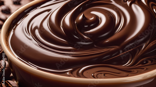 chocolate mousse background