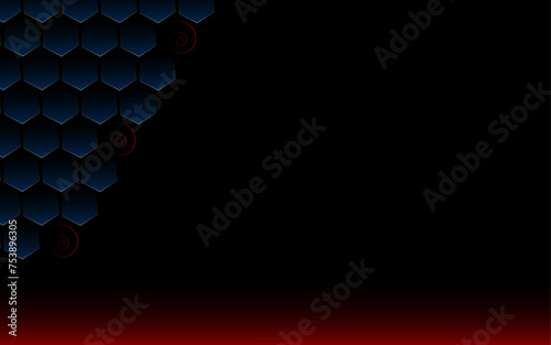 Abstract 3D blue red background polygonal geometric modern traditional tiles concept vector background for product advertizing web prasentation cover photo