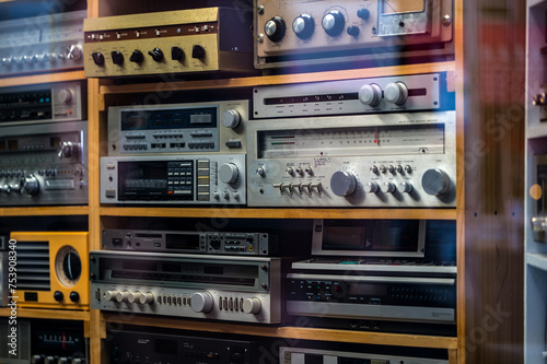 Vintage audio and video gear in store