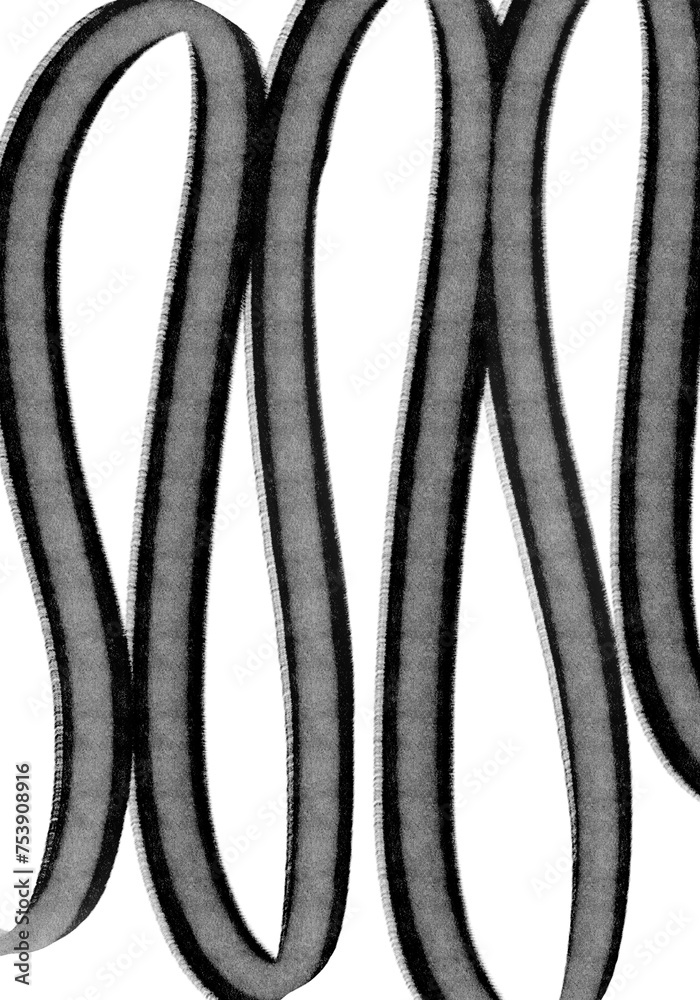 Abstract black waves original freehand ornament print hand-drawn simple charcoal pencil pattern illustration bold doodle shapes abstract high quality line contour strokes stamp curve white isolated Abstract black waves original freehand ornament print hand-drawn simple charcoal pencil pattern illustration bold doodle shapes abstract high quality line contour strokes stamp curve white isolated