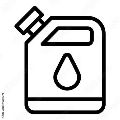 Jerrycan oil and gasoline icon