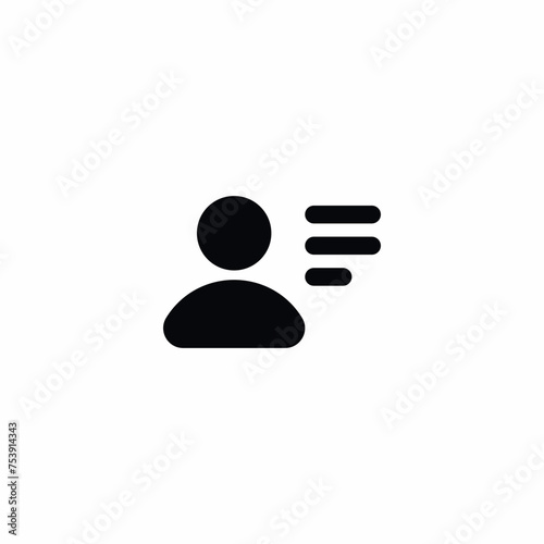 Profile Account Data Information icon