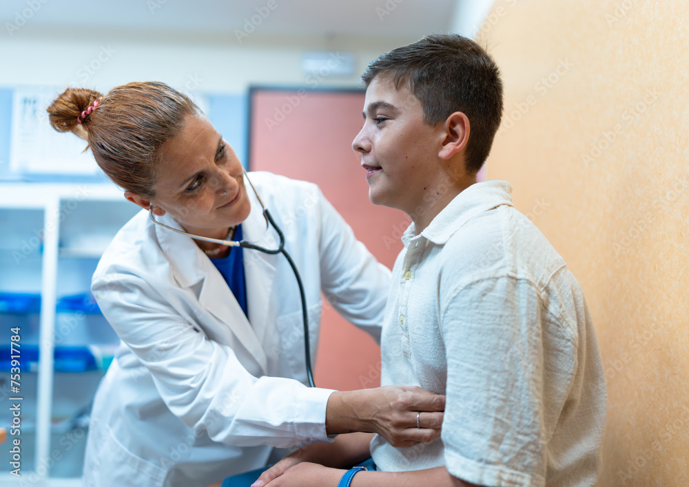 female doctor attending to a child female doctor attending to a child