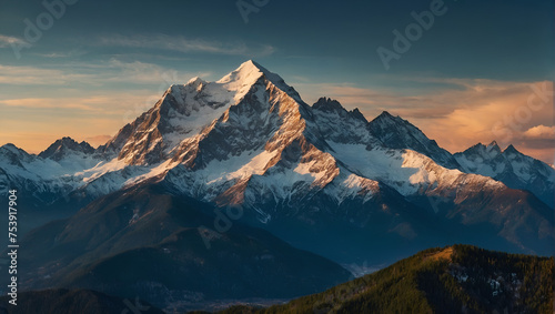 Stunning Landscapes: Snow-Capped Mountains