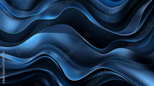 青黒の抽象的なグラデーション背景粒子テクスチャGenerativeAI © enopi
