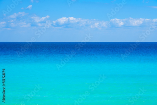 landscape of Caribbean sea surface © nd700
