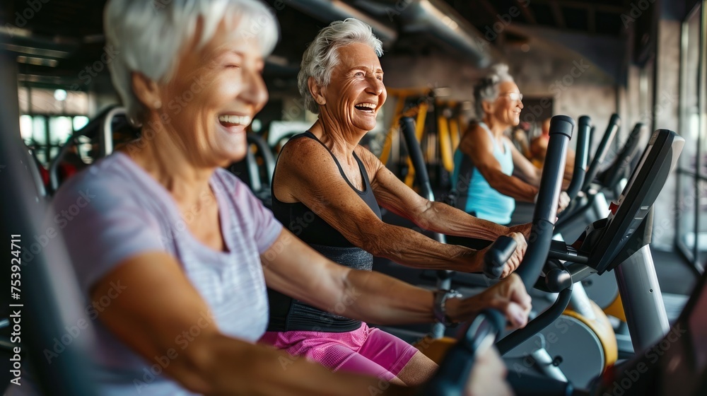 Seniors Exercising and Enjoying An Active Lifestyle Seniors Exercising and Enjoying An Active Lifestyle