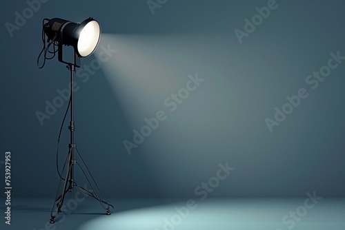 Light on Tripod in Room
