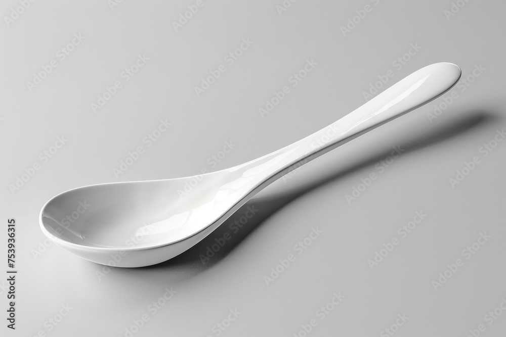 New spoon. Background with selective focus and copy space New spoon. Background with selective focus and copy space