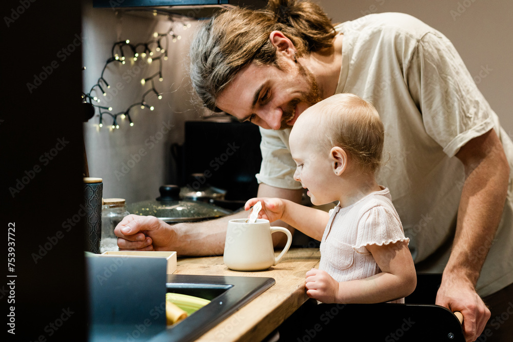 Dad And Daughter spend time together Dad And Daughter spend time together