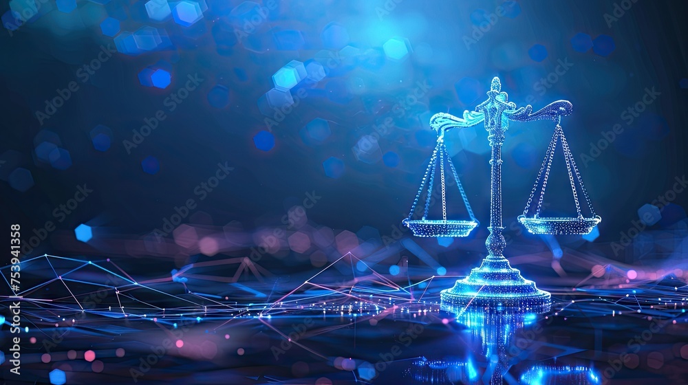 Unbiased Artificial Intelligence, Scales Of Justice In Digital World ...