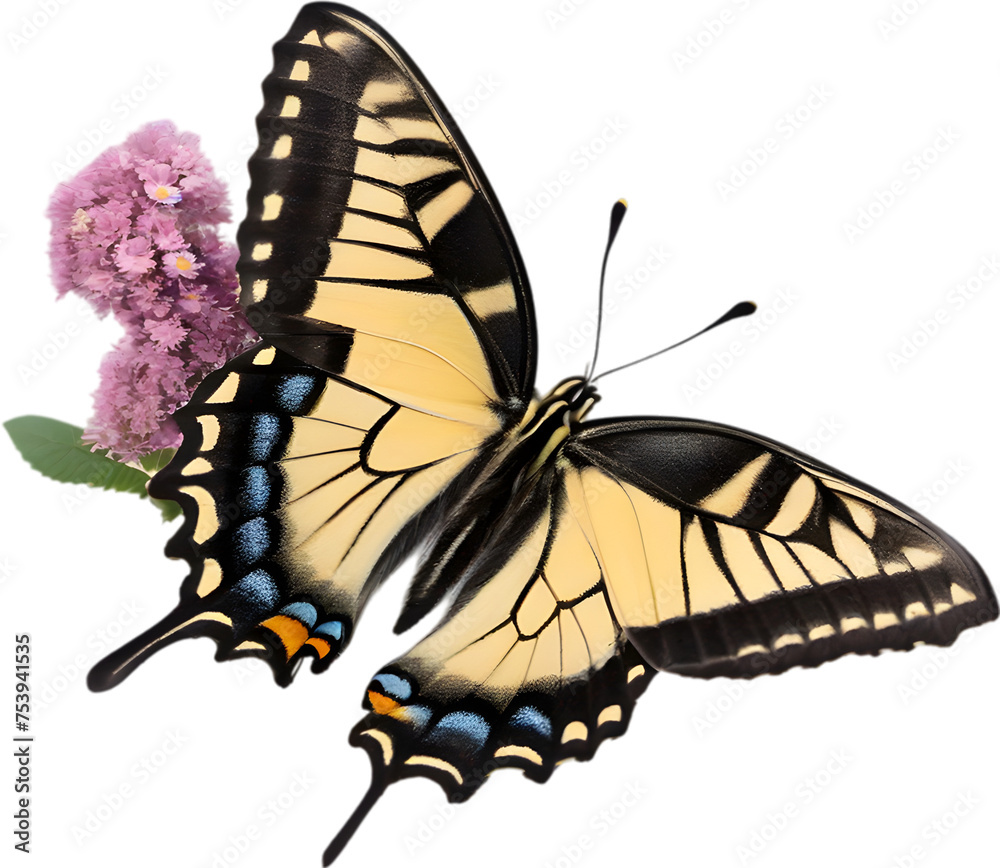 Obraz premium Colorful and elegant butterfly image.