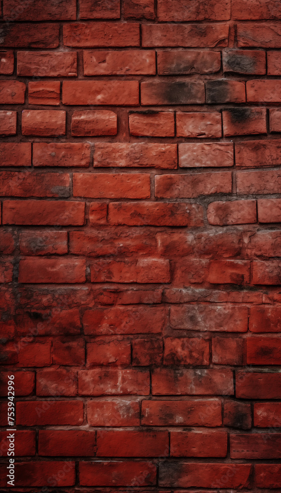 Obraz premium Brick Red background