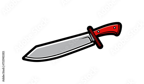 machete logo with good quality and design