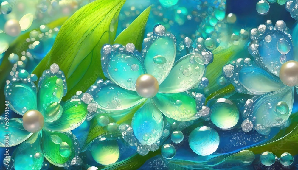 abstract background with gems and glass effect abstract background with gems and glass effect