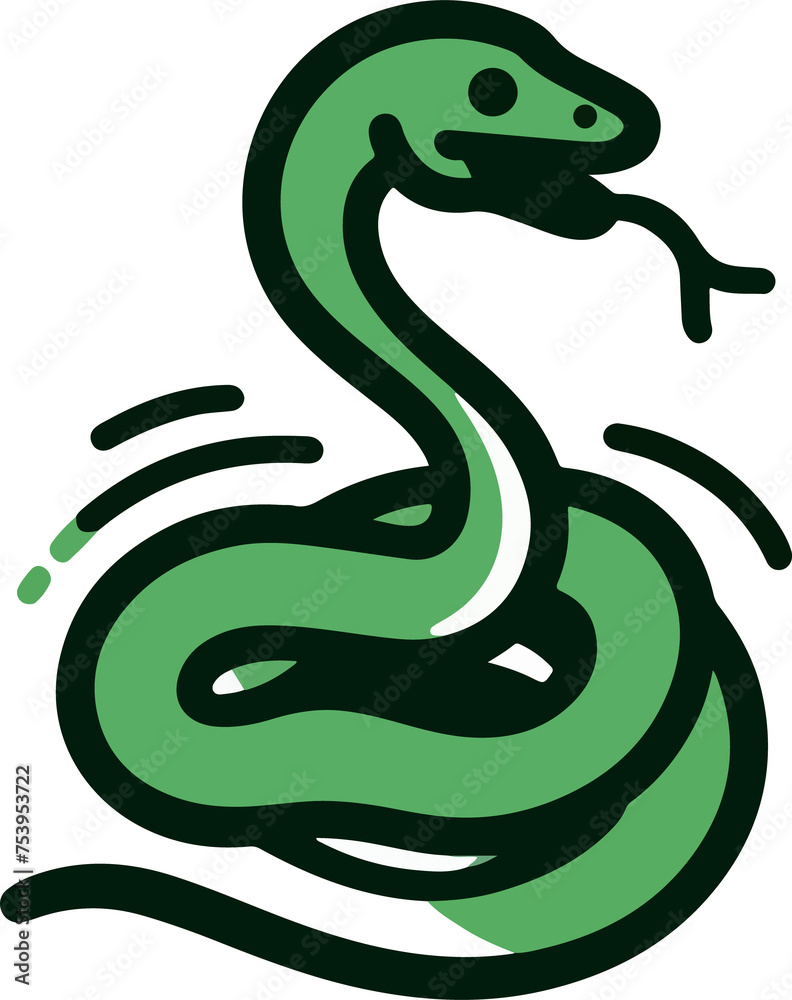 Snake Illustration Artificial Intelligence Generation Snake Illustration Artificial Intelligence Generation