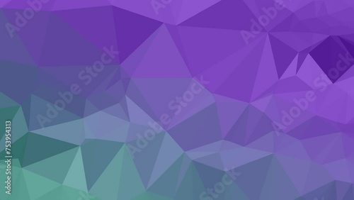 Triangular Velocity Patterns: Abstract Low Poly Motion Composition Across the Cinematic Screen