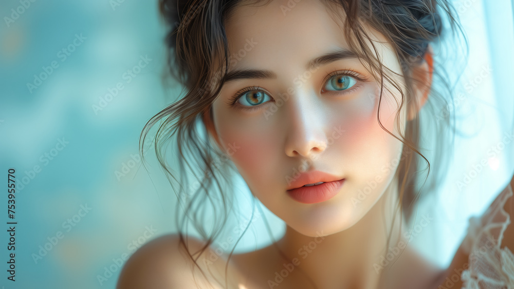 かわいい美人女性モデル ポートレート かわいい美人女性モデル ポートレート