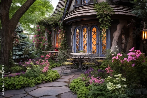 Enchanted Cottage Garden Patio: Fairy Tale-Inspired Garden and Whimsical Touches