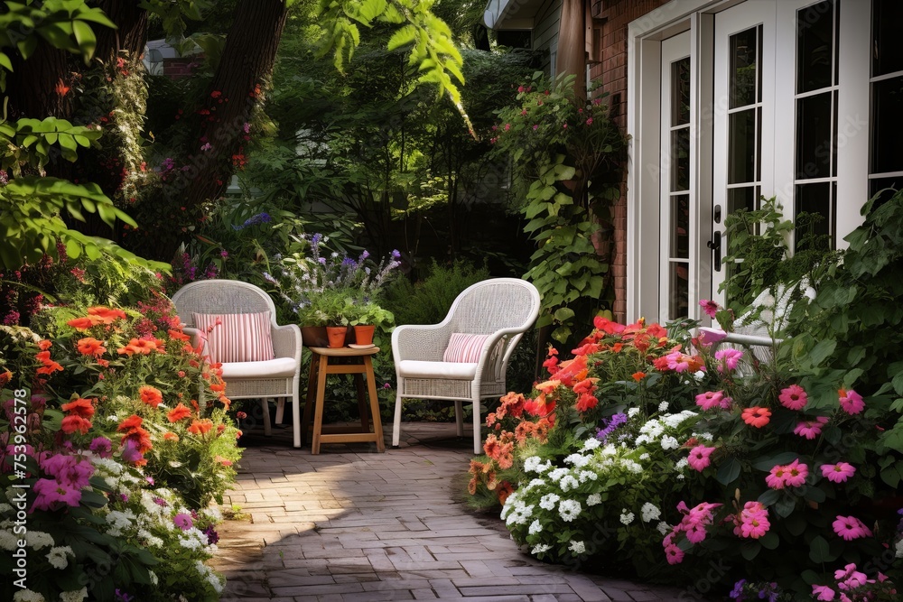 Annuals and Perennials: Secret Garden Patio Designs for Vibrant Year-Round Colors