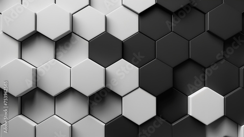 abstract hexagon background © ch