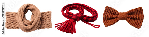 Scarf Isolated on transparent background, (PNG).